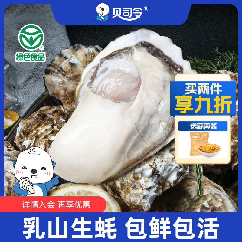 BEISILING 贝司令 L号 乳山生蚝 28-32个 2.5kg