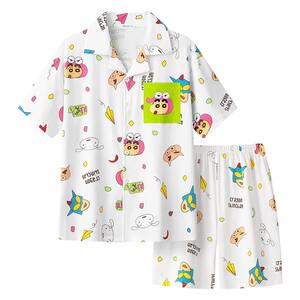 
Gongdie [cool type] Crayon Shin-chan short-sleeved summer men's pajamas, pure cotton, can be worn outside, teenagers' home clothes