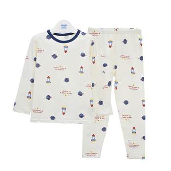 Hongdou Children's Autumn Clothes and Autumn Pants Pure Cotton Category A Boys and Girls Underwear Set Large Children's Warm Cotton Sweater Pajamas