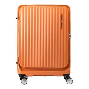 
American Travel official 20-inch front-opening suitcase, expandable boarding trolley case, large-capacity orange suitcase NF2