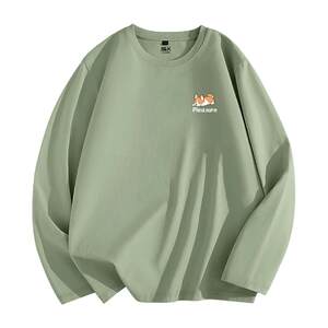 
Baleno S/K series couples casual long-sleeved T-shirt men's pure cotton cartoon print autumn round neck bottoming shirt LF