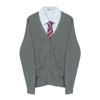 Achejia large size jk fat mm original pleated skirt cardigan
