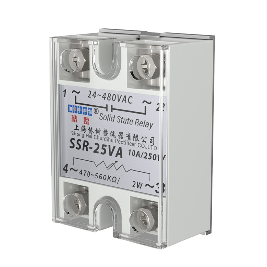 Chunz SSR Enfaset Solid State Relæ - DC Spændingsregulator (25VA, 40VA ...