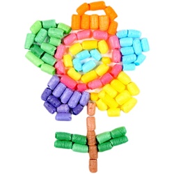 Magic Diy Corn Kernels Children's Handmade Creative Puzzle Building Parent-child Toys Kindergarten Art And Crafts