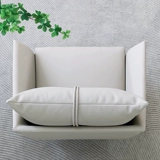 Итальянский ленивый повседневной дизайн дизайнерский дизайнерский балкон -стул простой гостиная одно кожаное кресло с кожаным вращением