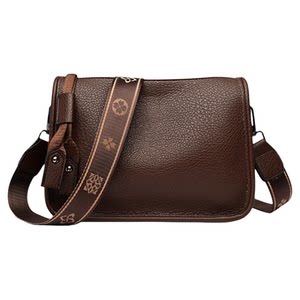 
Kangaroo Leather Women's Bag 2026 New Spring Retro Shoulder Underarm Bag Fashion Large Capacity Broadband Crossbody Pea Bag
