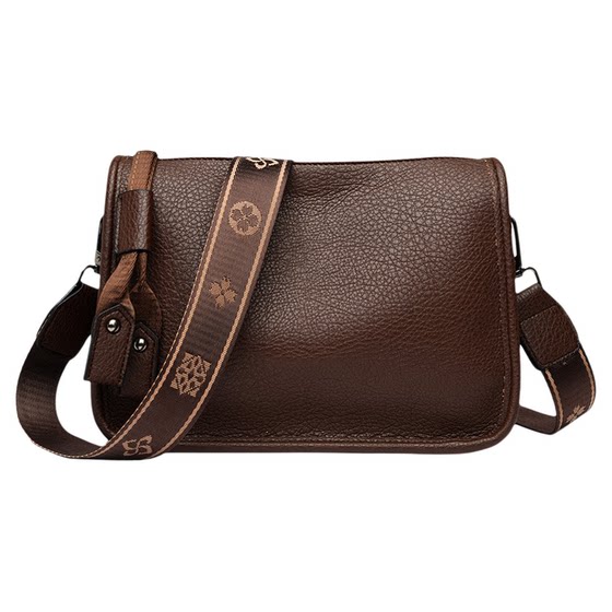 
Kangaroo Leather Women's Bag 2026 New Spring Retro Shoulder Underarm Bag Fashion Large Capacity Broadband Crossbody Pea Bag
