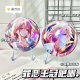 Guilty Crown Butterfly Pray Bar Chi animation peripheral two-dimensional 58mm laser rainbow badge millet brooch ເພື່ອມອບໃຫ້ຫມູ່ເພື່ອນ