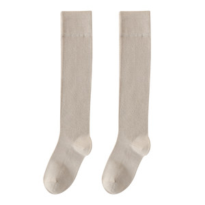 Lay socks Women in summer thin boneless pure cotton mesh eyes are thin JK black long sock skinny legs white long long socks
