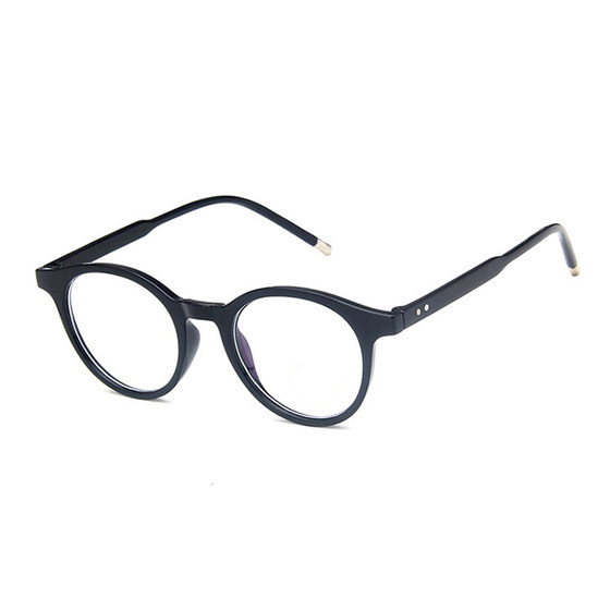 
404's shop without makeup, anti-blue light oval frame glasses, myopia glasses frame, female flat mirror glasses, Korean version Internet celebrity