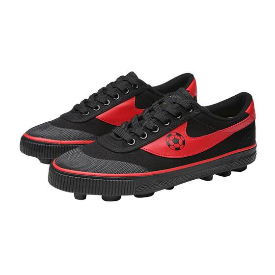 Back force children's shoes football shoes 2022 new male broken nail sports shoes Student middle children sports track and field shoes parent -child shoes
