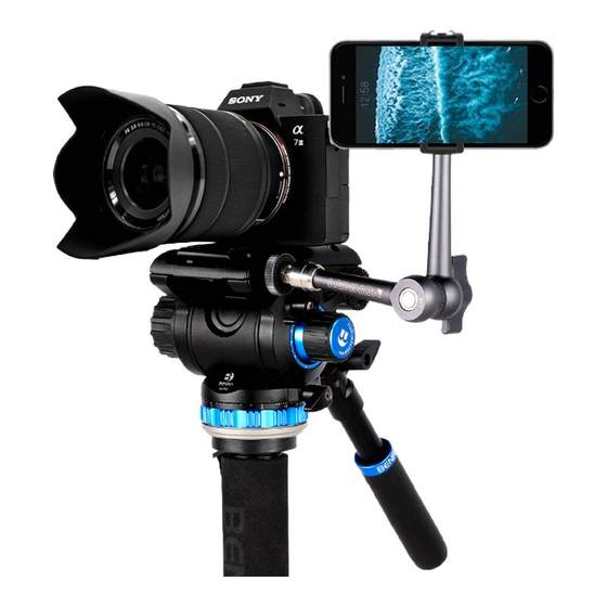 
Bainuo S2 S4 S6 S7 S8 S8B Professional Hydraulic Damping Panoramic Camera SLR Camera Universal Tripod Monopod Rocker Rail Slide Rail Bird Panoramic Photography Video Recording