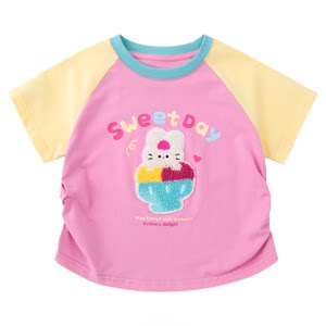 
Dudujia girls short-sleeved T-shirt summer children's clothes baby style tops baby girl children's clothing girls new t