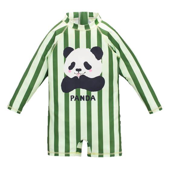 
Baby baby swimsuit baby long-sleeved quick-drying swimsuit sun protection high-end summer children and girls super beautiful swimsuit