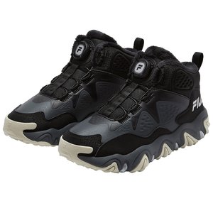 
FILA KIDS Fila Children's Shoes Children's Cotton Shoes Winter Style Men's and Women's Big Kids Knob Plus Fleece Warm Sports Shoes