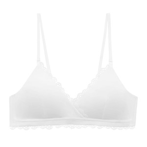 CLAESENS Underwear Female Soft supports small breasts breathable no steel rims French bra and girl thin lace edge bra