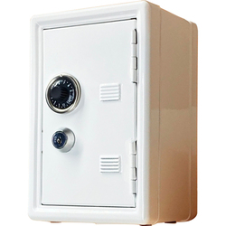 Password Box Mini Safe With Password Key Metal Retro Piggy Bank Small Storage Box With Lock Safe