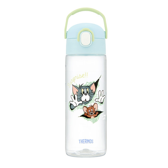 
Thermos children's summer water cup baby direct drinking cup large capacity student school outdoor water cup cat and mouse