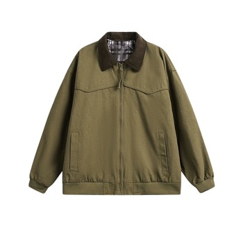 Retro trendy cleanfit workwear Detroit jacket