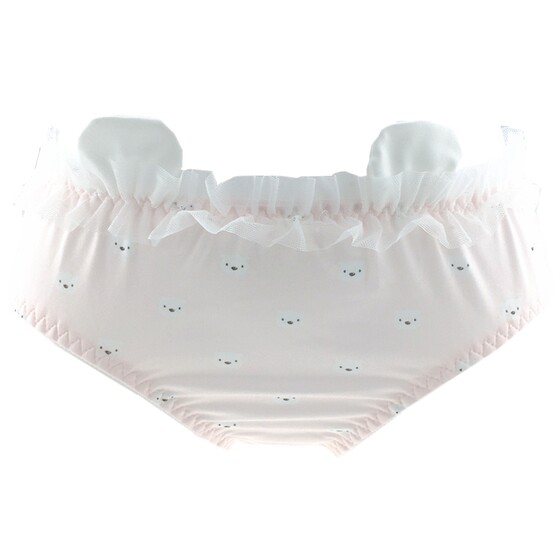 
48N3 Lolita animal underwear cute and cute printed milk silk girl underwear triangle mid-waist fat second dimension
