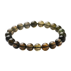 
Tourmaline bracelet treasure crystal ice type yellow green tourmaline bracelet loose beads women's jewelry