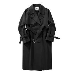 N1 Balmakken Windbreaker Men's Spring And Autumn Mid-length Twill Texture High-end A-line Light Mature Style Coat Jacket