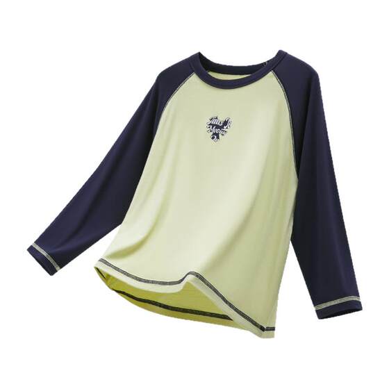 
{Quality is excellent}Children's spring and summer base shirt boy long-sleeved T-shirt girl modal baby base shirt