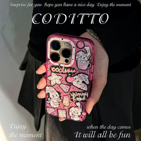 CODITTO Phone Case  Cute Cartoon 3D iPhone Phone Cases For Girls – Pro/Plus/Max/Air  – iPhone 17,  iPhone 16, iPhone 15, iPhone 14, iPhone 13