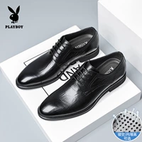 Playboy, зимний расширенный пиджак классического кроя для кожаной обуви для отдыха в английском стиле, высокие свадебные туфли, из натуральной кожи, в британском стиле