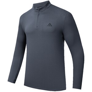 
ANTA Shell of the Earth 2.0丨Outdoor stand-up collar long-sleeved T-shirt men's spring and summer mountaineering warm sports top