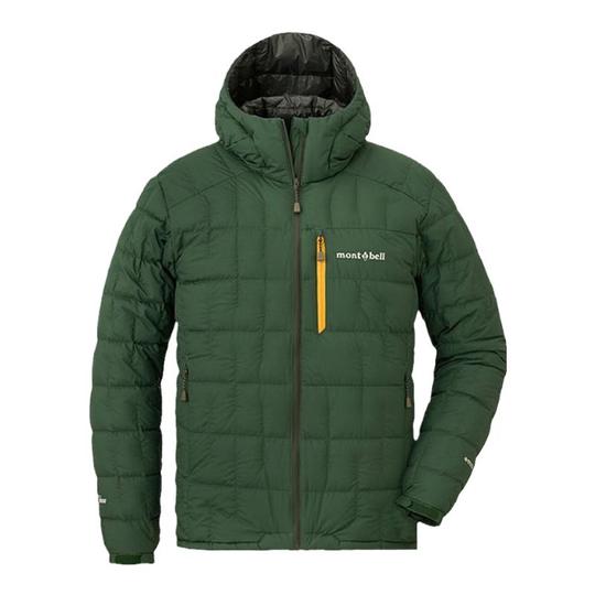 Montbell Men's Down Parka Coat - Green