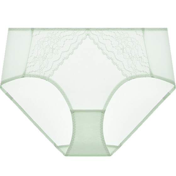 
[Get coupon 159 yuan/5 pieces] Lanzhuoli underwear women's pure cotton bottom crotch mid-low waist boxer briefs lace shorts