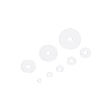 Highly transparent soft silicone spacer invisible beaded gasket