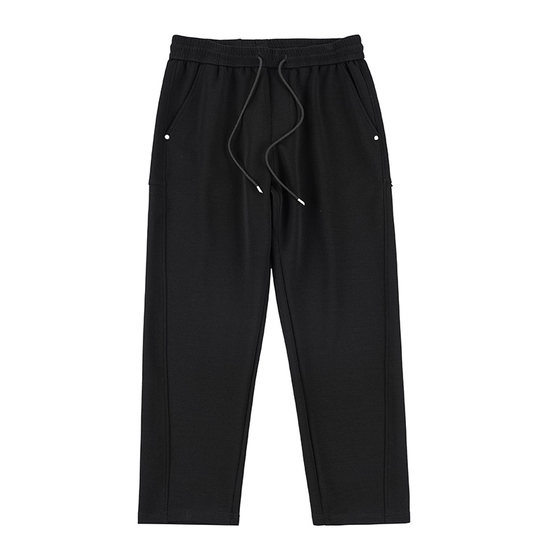 
Black Jin plus size men's slim scimitar pants for fat men to add weight and enlarge casual pants for fat men 2026 summer cool pants