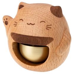 Lucky Cat Doorbell Decoration Copper Bell Wind Chime Refrigerator Sticker Bell Home Opening Moving Gift Decoration Warming Room Gift