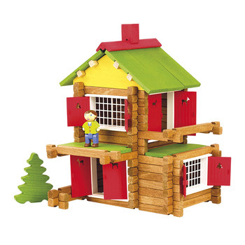 
jeujura French building blocks educational assembling toys solid wood house mortise and tenon building block puzzle for children aged 5 to 12 years old
