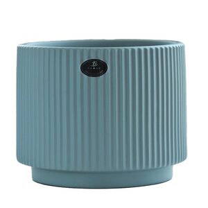 Flower pot ceramic new AD European minimalist flower pot with large tray desktop green plants and succulent indoor potted plants