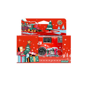 Christmas series Fuji Kodak disposable film camera full-frame color point-and-shoot machine with flash Christmas New Year gift
