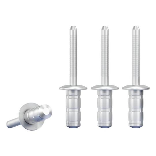 304 Stainless Steel Rivets - Round Head, Countersunk - Double Drum Core