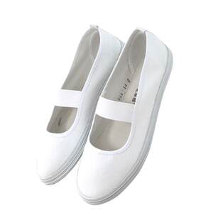 Shenhua Double Crown White Gymnastic Shoes Dance Performance Shoe Shoe Shoes, Looping, Mute Sleeping White Shoes School