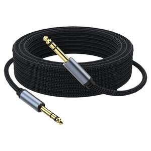 
Meicheng 6.5 male to male audio cable extended 2/5 meter electric guitar audio cable large three-core computer connected microphone speaker amplifier electronic drum electric piano instrument 6.35mm adapter