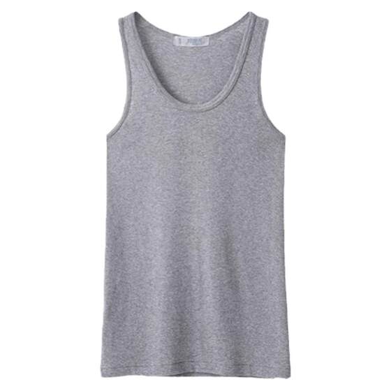 Yishu and comfortable men's dad dad vest, summer all -cotton red base, middle -aged elderly short -sleeved round collar sweater