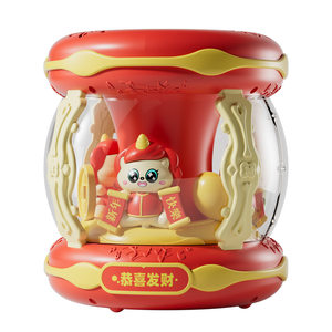 
New Year Fireworks Bubble Machine Carousel Bubble Blowing Toy Children's Fully Automatic Fireworks Electric 2026 New