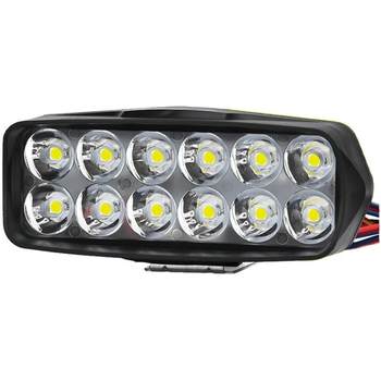 Super bright LED headlights for electric vehicles with strong lens spotlights