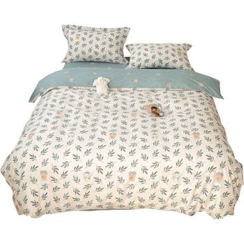 I love summer single quilt cover pure cotton quilt cover 1.5 meters