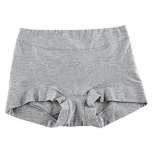 Graphene antibacterial flat-angle pure cotton underwear girl's belly mid waist full cotton 2025 new four-corner large-size fat mm