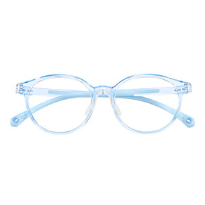 
Anti-blue light glasses, flat light, no-prescription eye protection for children, girls and students, ultra-light silicone eye frame for myopia