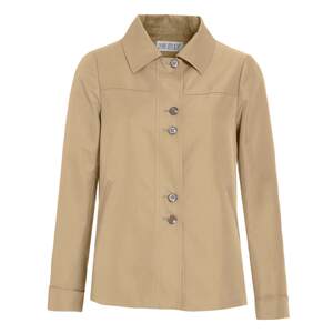 
High-end khaki windbreaker short style for small people 2026 new spring and autumn fashion niche simple jacket women's tops