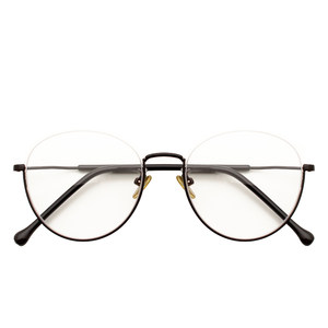 
The lower half frame of the female myopia glasses can be matched with the degree of the frame without frame, large round frame, inverted glasses frame, men's high-end feeling