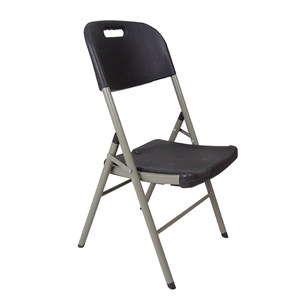 Folding chair home dining chair Modern minimalist office chair plastic back chair thickened outdoor hand chair stool